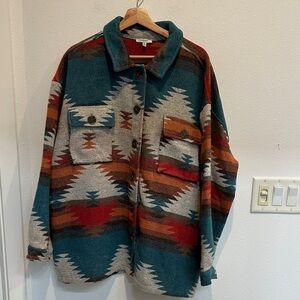 JODIFL Multicolor Patterned Jacket